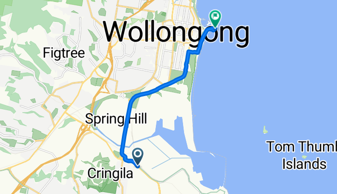 Five Islands Road, Port Kembla to Endeavour Drive, Wollongong