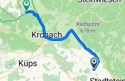 Route in der Bikemap App öffnen