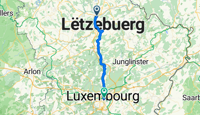PC15+PC1 Luxembourg - Ettelbruck to Grund, Luxembourg
