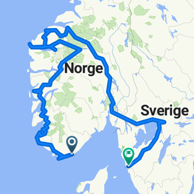 NORWEGEN Kristiansand-Oslo-Göteborg