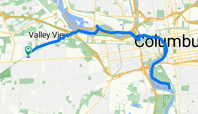 83 N Brinker Ave, Columbus to 83 N Brinker Ave, Columbus
