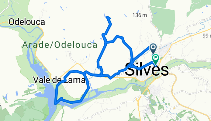 De Rua do Encalhe, Silves a Rua Primeiro de Maio A, Silves