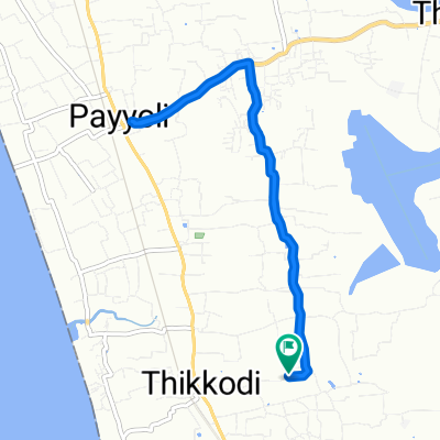 Route from 2nd Road, Moodadi