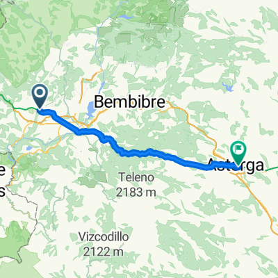 7. Caca-Astorga, 70km.