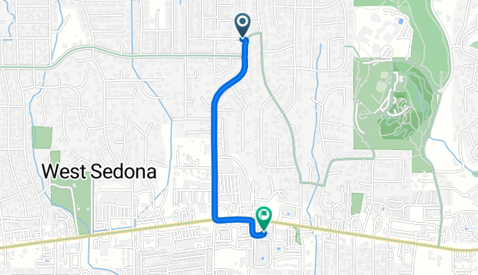 1890 Maxwell House Dr, Sedona to 1865 W State Route 89A, Sedona