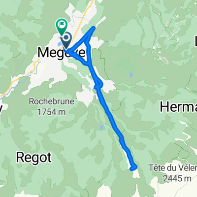 De Place de la Résistance, Megève à 290 Route du Palais des Sports, Megève