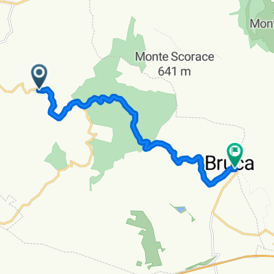 SP57, Buseto Palizzolo nach Via Guglielmo Marconi 85, Bruca