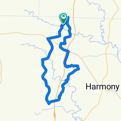 Roughly 25 miles