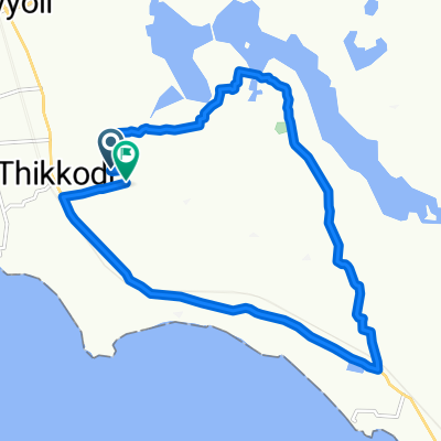Route from 2nd Road, Moodadi