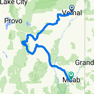 Day 21 Vernal UT – Moab UT 