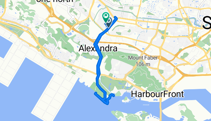 Alexandra Road 368, Singapore to Alexandra Road 370D, Singapore
