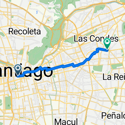 Centro hasta Rotonda Atenas
