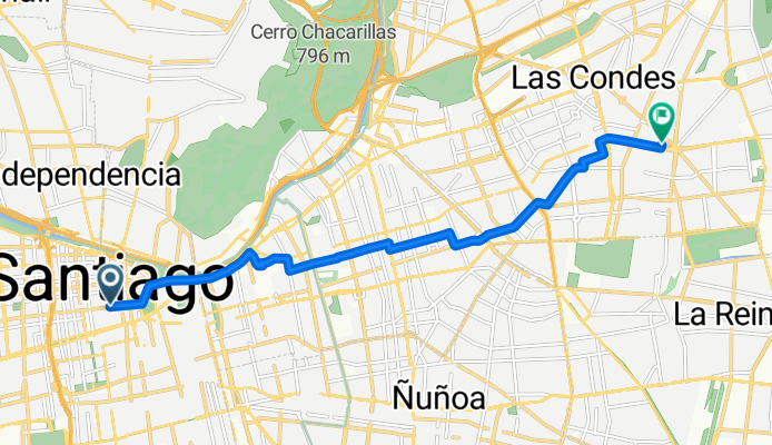 Centro hasta Rotonda Atenas