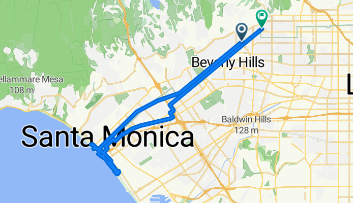 North Robertson Boulevard 894, West Hollywood to North Harper Avenue 1235, West Hollywood