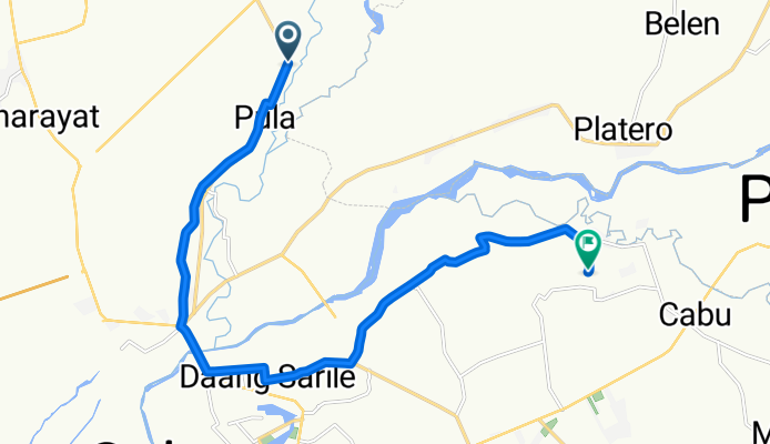 Route from Mayapyap-Talavera Road, General Mamerto Natividad