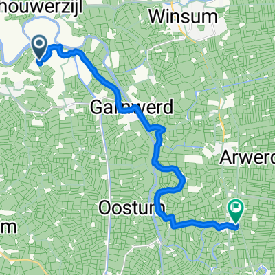 Allersmaweg 60, Ezinge naar Onder de Wieken 6, Adorp