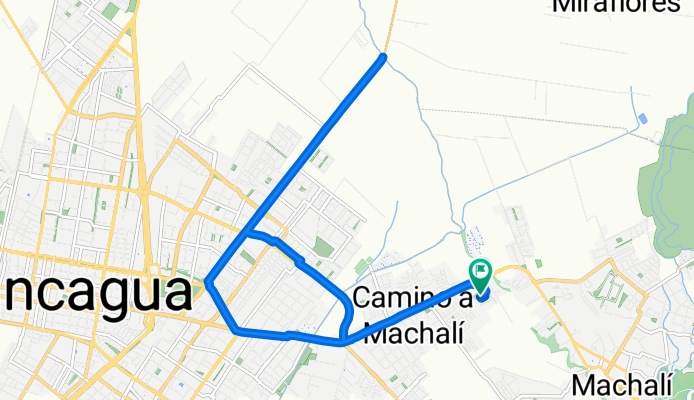 De Padre Pío de Pietrelcina 207, Machalí a Padre Pío de Parma, Machalí