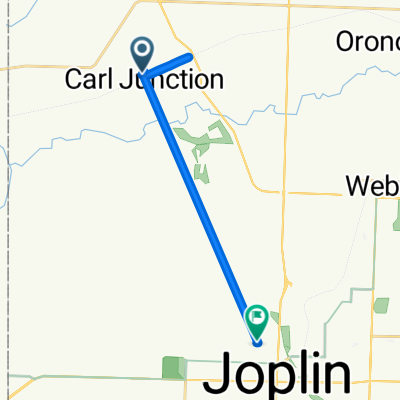 Rode on the Ruby Jack Trail in CJ, MO 3.5 Miles