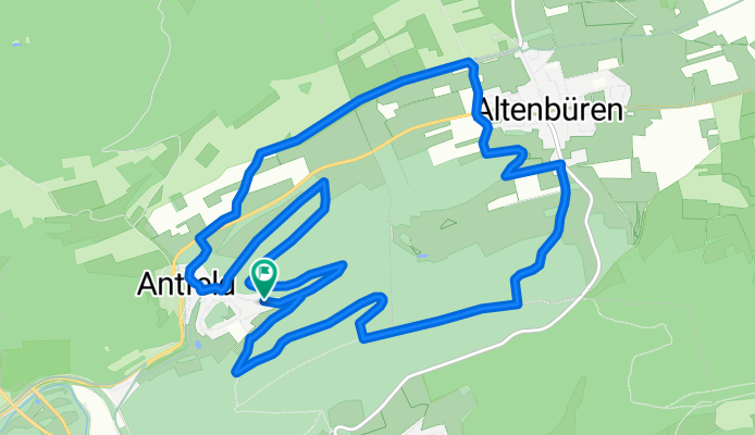 Antfeld - Waldroute - Altenbüren - AlteHeerestrasse - Desmecke