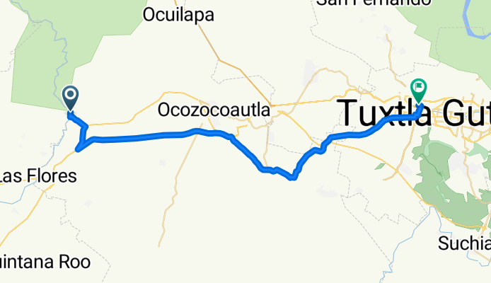 De Chiapas a Camino de la Alamena 191, Tuxtla Gutiérrez