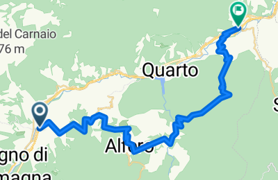 Route in der Bikemap App öffnen