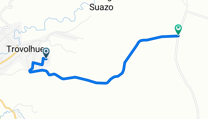 De Carahue, Trovolhue a S-144, Trovolhue