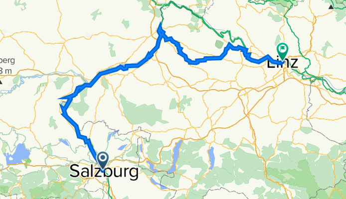 Salzburg Burghausen Braunau Schärding Linz