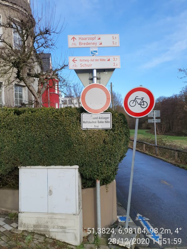 Essener Wasser Route mit aktuellen Umleitungen