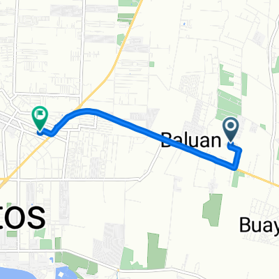 Route to San Pedro Street, General Santos City