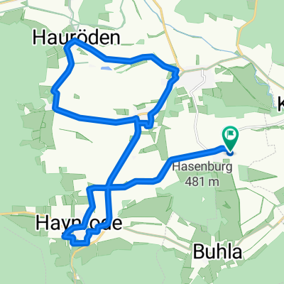 Dorfstraße 1, Am Ohmberg nach Dorfstraße 34A, Am Ohmberg