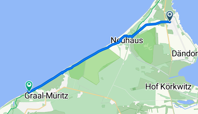 Strandstraße 13, Dierhagen nach Flunderweg, Graal-Müritz