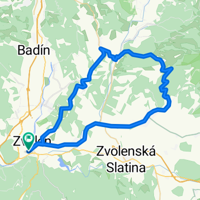 Zvolen, Sliač-Sampor, Hrochoť, Očová, Zvolen (3)