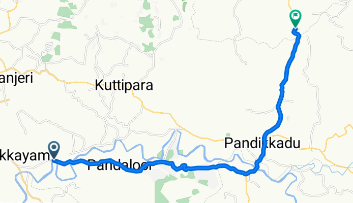 Pandallur-Anakkayam Rd to Valanchery - Nilambur Road