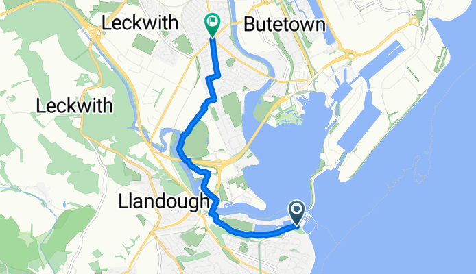 Paget Road, Penarth to Penarth Road, Cardiff