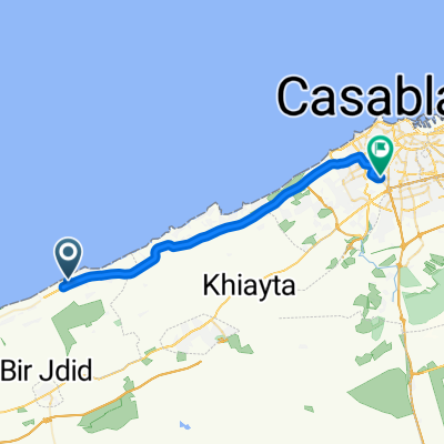 Itinéraire vers Boulevard Omar Khayam, Hay-Hassani