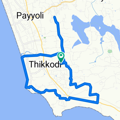 Route from 2nd Road, Moodadi