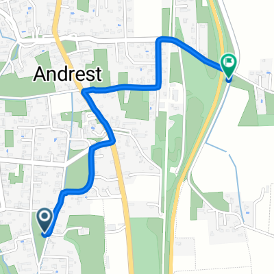 De 5 Place des Pyrenees, Andrest à Rue de l'Adour, Andrest