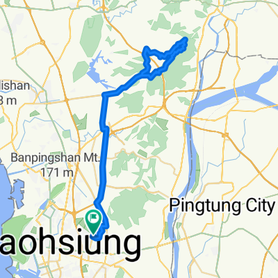 PK小徑團 中寮山超跑練騎路線