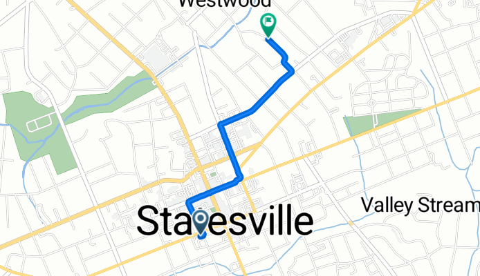 205 W Front St, Statesville to 402 Holland Cir, Statesville