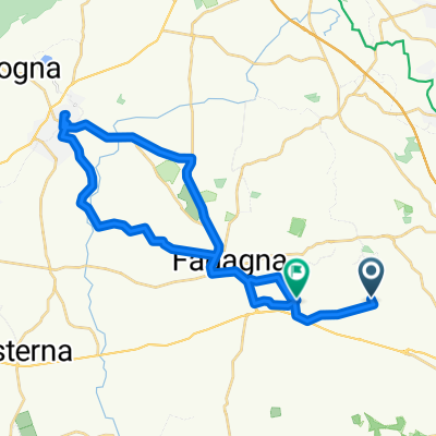 Da Via Borgo Puppo 25, Martignacco a Via Orgnani 9, Fagagna