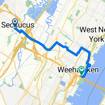 101 Centre Ave, Secaucus to Henley Pl, West New York