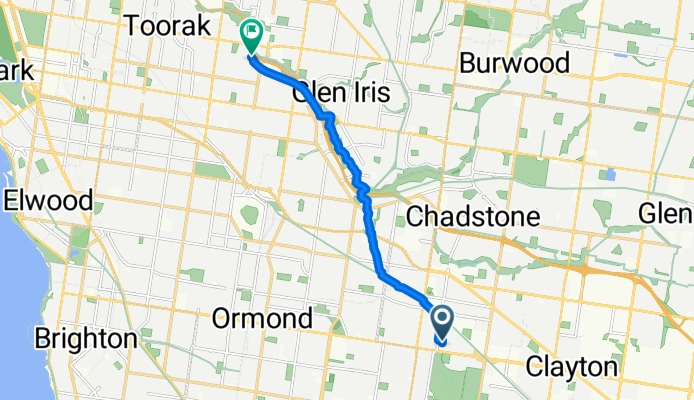 8 Best Street, Oakleigh to 1–293B Gardiners Creek Trail, Malvern