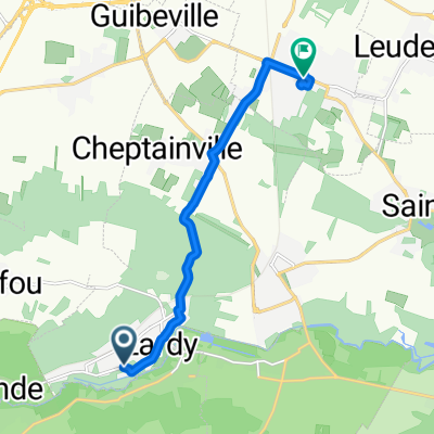 De 114 Rue de Panserot, Lardy à 1 Avenue Charles de Gaulle, Marolles-en-Hurepoix