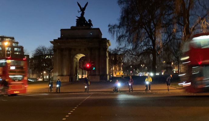 Zdjęcie 2 trasy Bikemap „Hyde park, Albert Bridge, Tamise, Westminster, Palais de Buckingham, Oxford street”