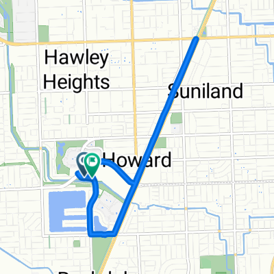 9261 SW 136th Street Cir, Miami to 9220 SW 136th Street Cir, Miami