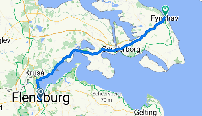 Flensburg - Fynshav (Küste)