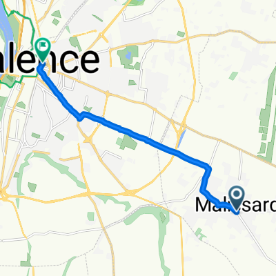 De 19 Avenue de Provence, Malissard à 85 Avenue Sadi Carnot, Valence