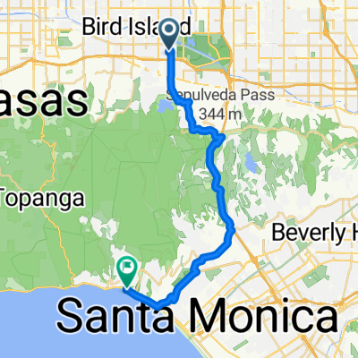 5766 Andasol Ave, Los Angeles to 16354–16398 Pacific Coast Hwy, Los Angeles