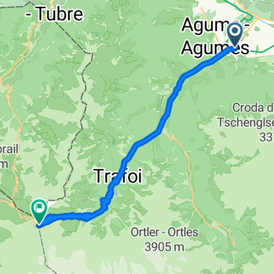 Prad naar top Stelvio