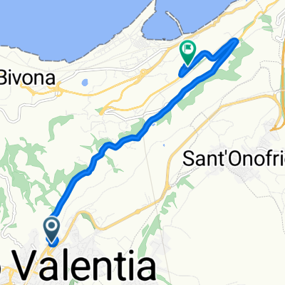 Da Viale Cassiodoro, Vibo Valentia a Via Nuova Strada Longobardi 39, Vibo Valentia